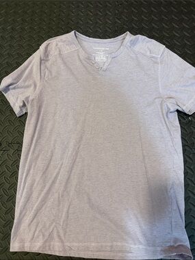 Warehouse Men's Lavender Short Sleeve Crew Neck Tee